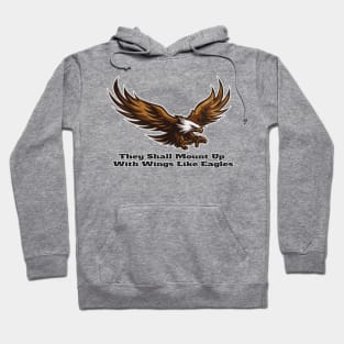 They Shall Mount up with Wings Like Eagles - Isaiah 41:31 Reminder Hoodie